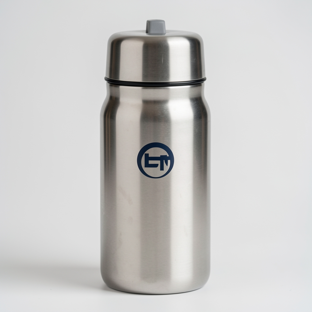 Tamnoplava Hydro Flask termos boca od 500ml nerđajućeg čelika sa twist zaklopcem i logom na svetloj pozadini